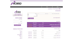 Desktop Screenshot of jobs.picaro.co.il